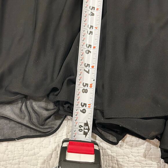 David's Bridal Ball Gown Dress Women Sz 14 Halter Maxi Black Formal Occasion - Picture 11 of 13